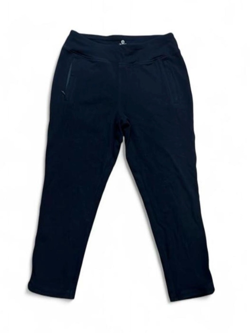 Talbots crop leggings, navy blue, small